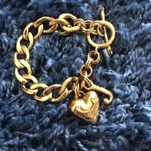 Juicy Couture gold bangle bracelet